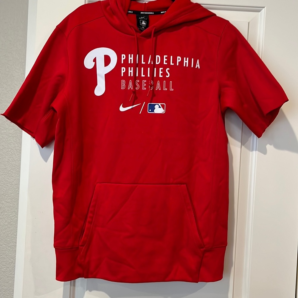Phillies Nike Hoodie short sleeve